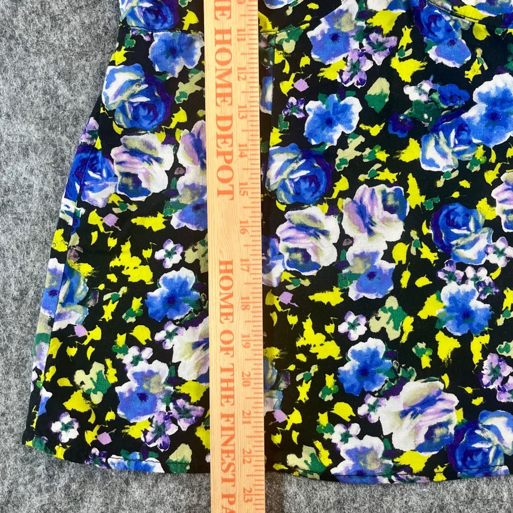 Kirra Pacsun Floral Camisole Tank Top Womens M Blue Black Boho Babydoll Y2K 90s - Picture 12 of 12